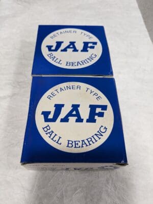 JAF Single Row Ball Bearing Qty 2 W207-2RSNR