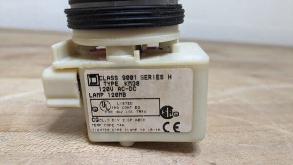 Schneider Electric Square D 9001SKP38R9 Pilot Light 120V AC-DC Red Cap