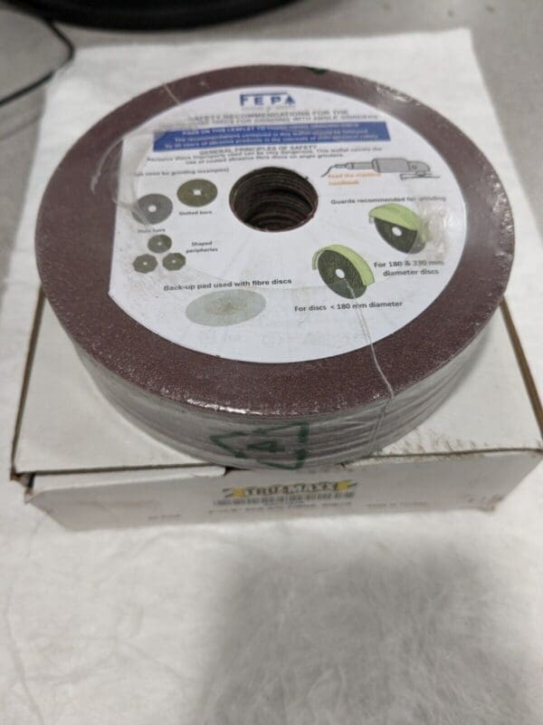 TRU-MAXX Fiber Disc: 5" Disc Dia, 7/8" Hole, Arbor Hole, 80G Qty 25 04010849