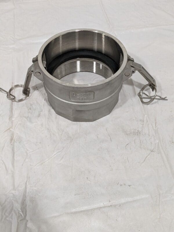 400-D-SS Dixon Valve 4" 316 Stainless Steel Type D Coupler