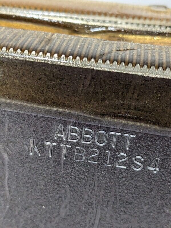 Abott Soft Lathe Chuck Jaw: Serrated 2" OAW, 4" OAH, 5-1/2" OAL KTTB212S4