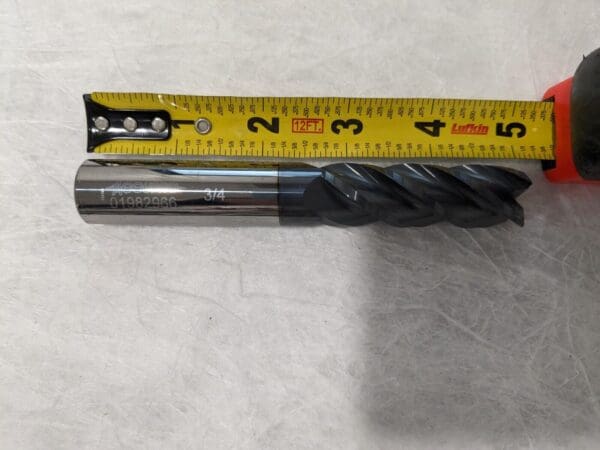 ACCUPRO Square End Mill 3/4" Dia 2-1/4" LOC 4 Fl Solid Carbide 12183150