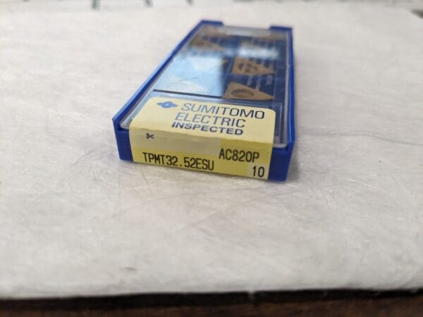 SUMITOMO Turning Inserts 10pk: TPMT32.52ESU AC820P, Carbide 19RJWCV