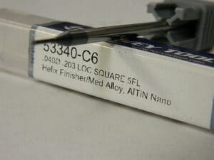 Harvey LOC .203" Square Finisher EndMills QTY 2 53340-C6