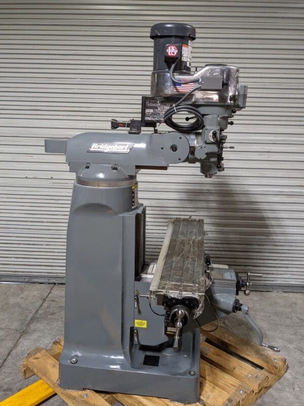 Bridgeport 9 x 49 Knee Mill Machine w/ DRO System and Power Feed 2 HP 230v 3 Ph