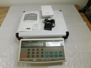 A&D Counting Scale 60lb x 0.01lb w/Dual Display & 10-Digit Keypad HD-30KB