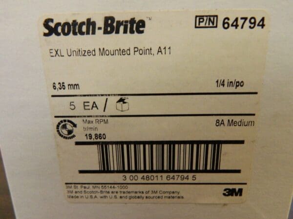 Scotch-Brite Xl-Mp Unitized Wheel BrushA11 Pointed 7000121158