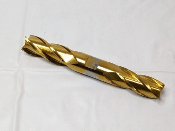 CLEVELAND Double End Mill HSS TiN 7/8" Dia X 1-7/8" LOC X 6-1/8" OAL 4FL C33095