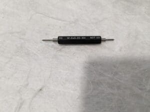 SPI Plug Thread Gage: M1.6x0.35 Thread 6H Class Double End go/nogo 37-178-1