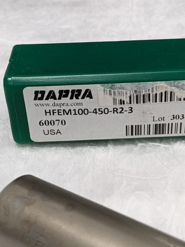 Dapra 1.000" Diameter x RF08 Size 3 Flute Mini-Feed End Mill 60070