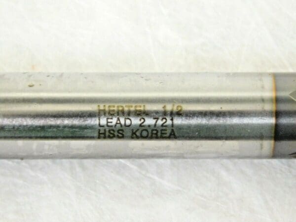 Hertel Square End Mill HSS RH Double End 1/2"x1"x1/2"x4-1/2" 4FL TiCN 87617502