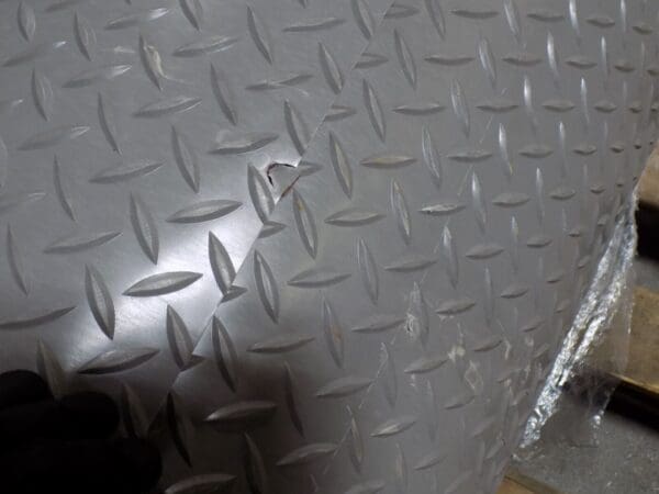 Pro Safe Anti Fatigue Mat 54 Ft. x 3 Ft. x 9/16 In. Diamond Plate Pattern Gray