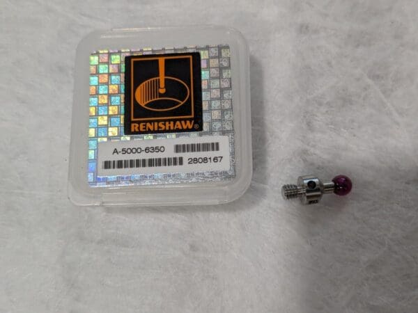 RENISHAW CMM Ball Stylus: 5 mm Ball Dia, 10 mm OAL, M4 A-5000-6350