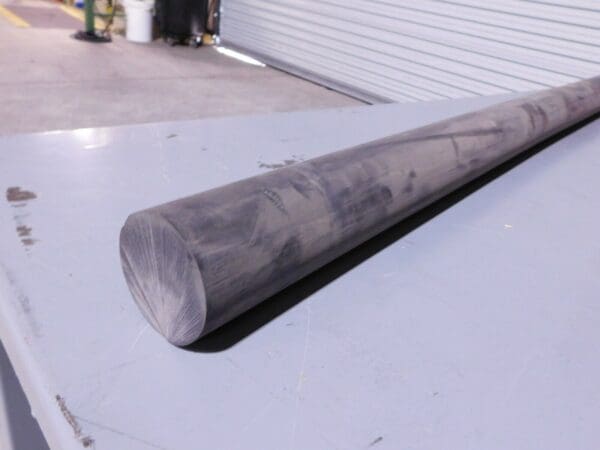 4 ft Long x 3 in Diameter, Polyurethane Plastic Rod, 50A Hardness