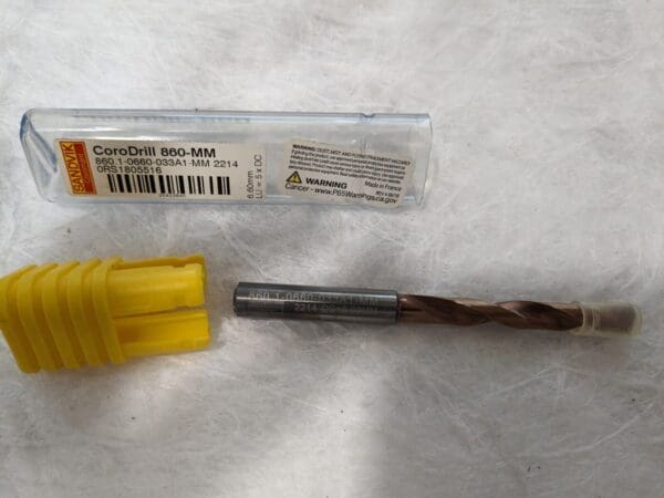 Sandvik Coromant CoroDrill 860 solid carbide drill 860.1-0660-033A1-MM 2214