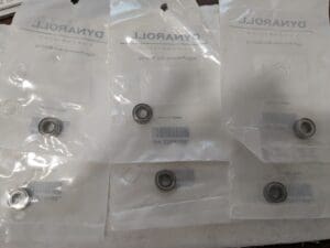 Miniature Ball Bearings 6ct: 0.25" Bore Dia, 0.5" OD, 0.1875" OAW SR188ZZ