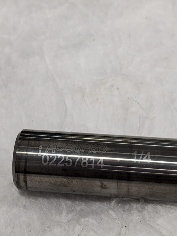 ACCUPRO Tapered End Mill 10 ° per Side, 1/4" Small Dia,1-1/4" LOC, 3 FL 02257814