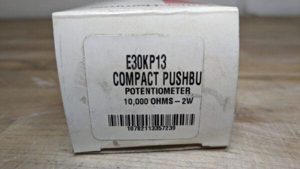 CUTLER HAMMER E30KP13 SER. A4 50V .047A NSMP Eaton E30 Potentiometer