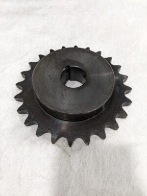 U.S. TSUBAKI Finished Bore Sprocket: 24T, 3/4" Pitch, 1-7/16" Bore Dia 60B24F-1G