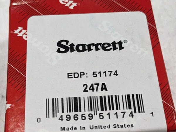 STARRETT 2ct Micrometer Anvil 51174