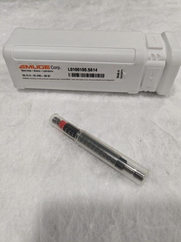 EMUGE Plug Thread Gage: #8-32 Thread, 2B Class, Go & No Go L0100100.5614