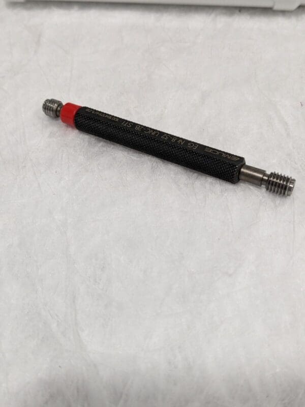 EMUGE Plug Thread Gage: #8-32 Thread, 2B Class, Go & No Go L0100100.5614