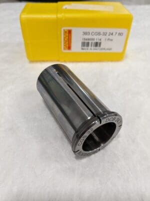 Sandvik Hydraulic Chuck Sleeve: 24.7 mm ID, 32 mm OD, 36 mm Head Dia 6426773