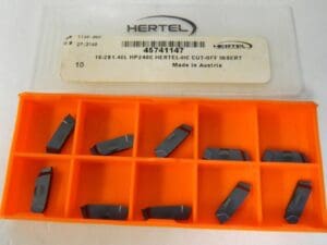 Hertel HC 16-2 HP240C Grade Carbide Cutoff Insert QTY 10 45741147