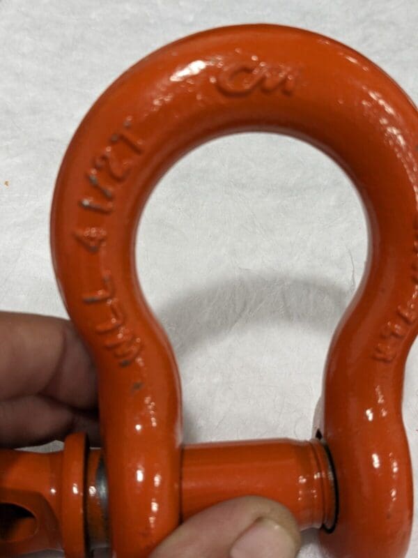 CM Screw Pin Anchor Shackle, 1.06" Opening, 5/8 in Bail Size, 4-1/2T Qty 2 M651P