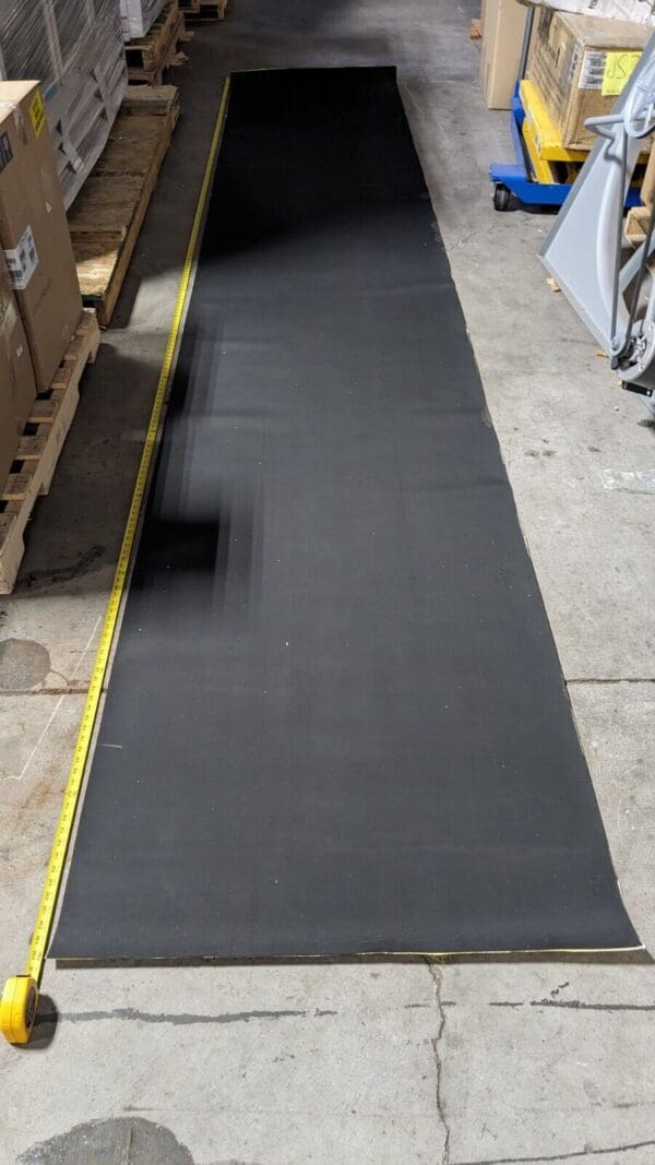 USA INDUSTRIALS Roll Neoprene Rubber 36" Wide x 17’ Long Black Adhesive Backing