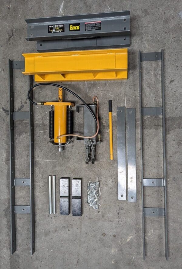 Enco Hydraulic H-Frame Shop Press 30 Ton Max Pressure 6.5" Stroke MISSING PARTS