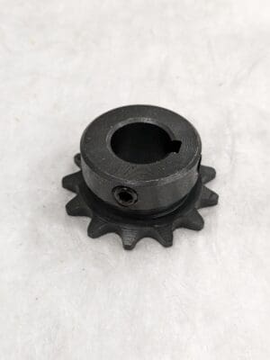 U.S. TSUBAKI Finished Bore Sprocket: 13 Teeth, 3/8" Pitch, 5/8" Bore 35B13FJ