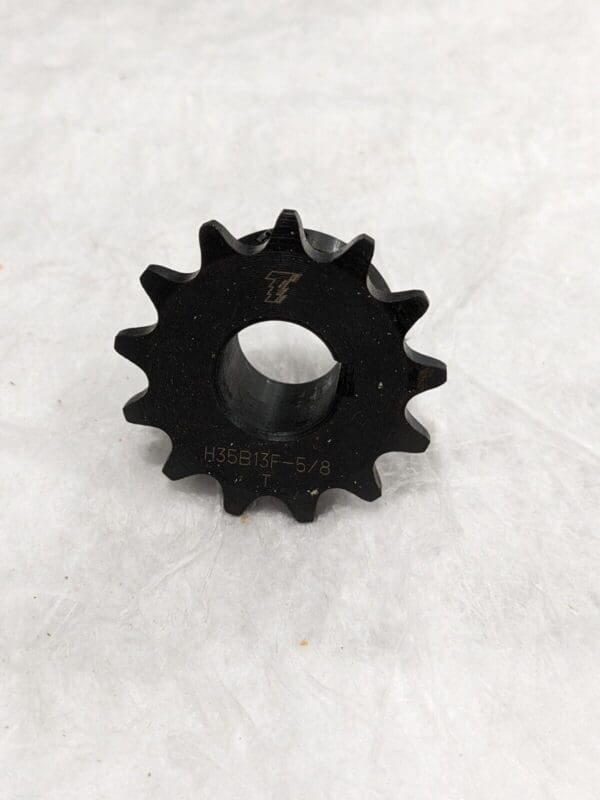 U.S. TSUBAKI Finished Bore Sprocket: 13 Teeth, 3/8" Pitch, 5/8" Bore 35B13FJ