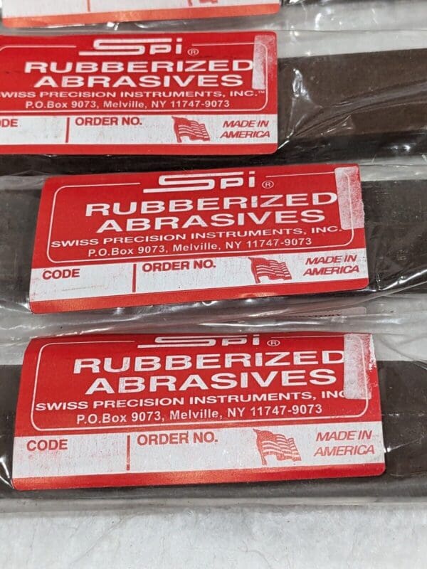 SPI Rectangle Abrasive Stick Silicon Carbide, 1" W 3/8" Thick 6" L Qty 4 R-06 F