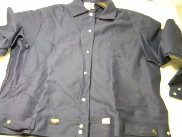 Stanco Safety Products Flame Resistant Jacket L Navy Blue #FRI624TNB-L