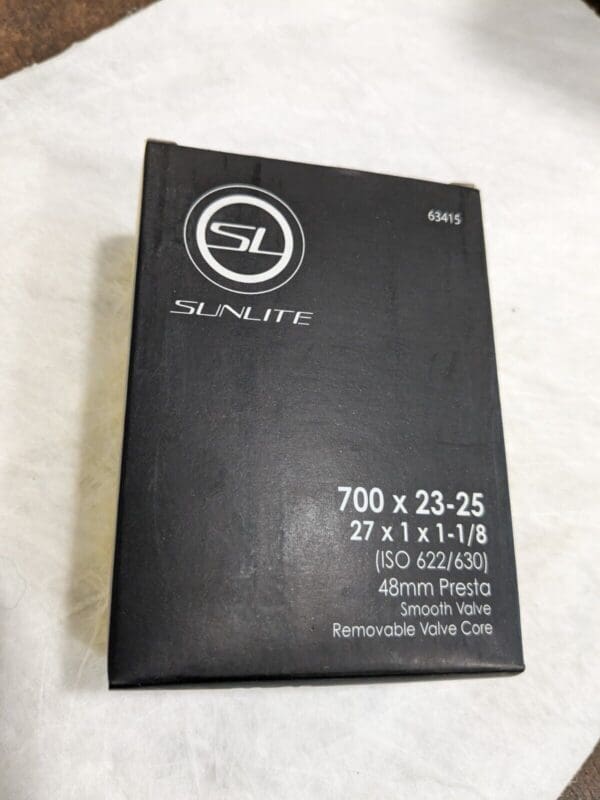 Sunlite Presta Valve Bicycle Tubes 10pk, 700 x 23-25 / 48mm Valve 63415