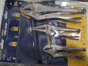 IRWIN Plier Set: 3 Pc, Locking Pliers 73