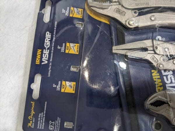 IRWIN Plier Set: 3 Pc, Locking Pliers 73