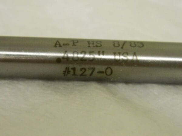 Alvord Polk 0.482" High Speed Steel 6 Flute Chucking Reamer 10914