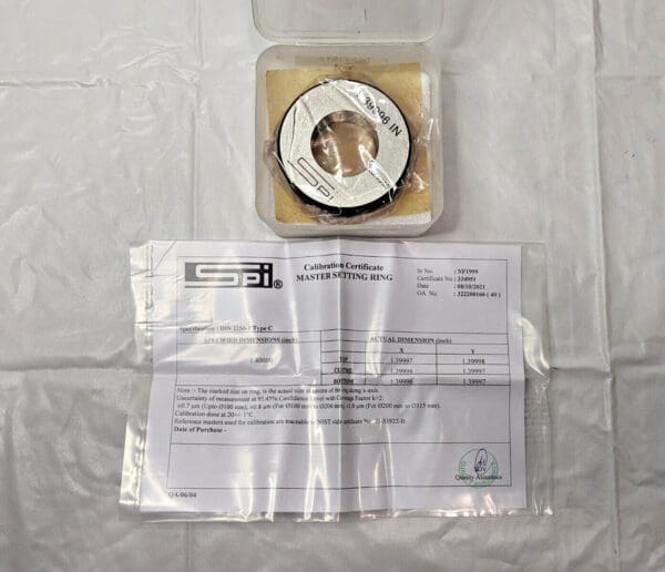 SPI Setting Ring 1.4" ID x 2-3/4" OD X 0.709" Thick 10-739-1