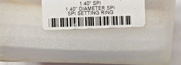 SPI Setting Ring 1.4" ID x 2-3/4" OD X 0.709" Thick 10-739-1