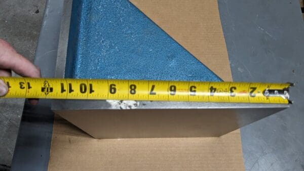 Machined Angle Plate 12" x 12" x 12" Cast Iron Flat Surface Double Web Damage