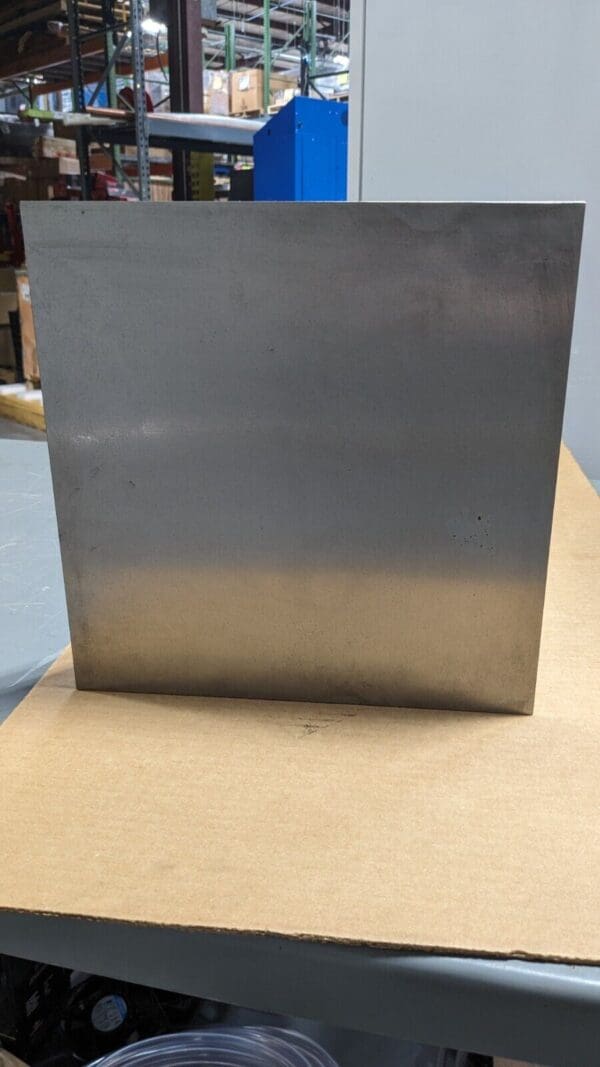 Machined Angle Plate 12" x 12" x 12" Cast Iron Flat Surface Double Web Damaged