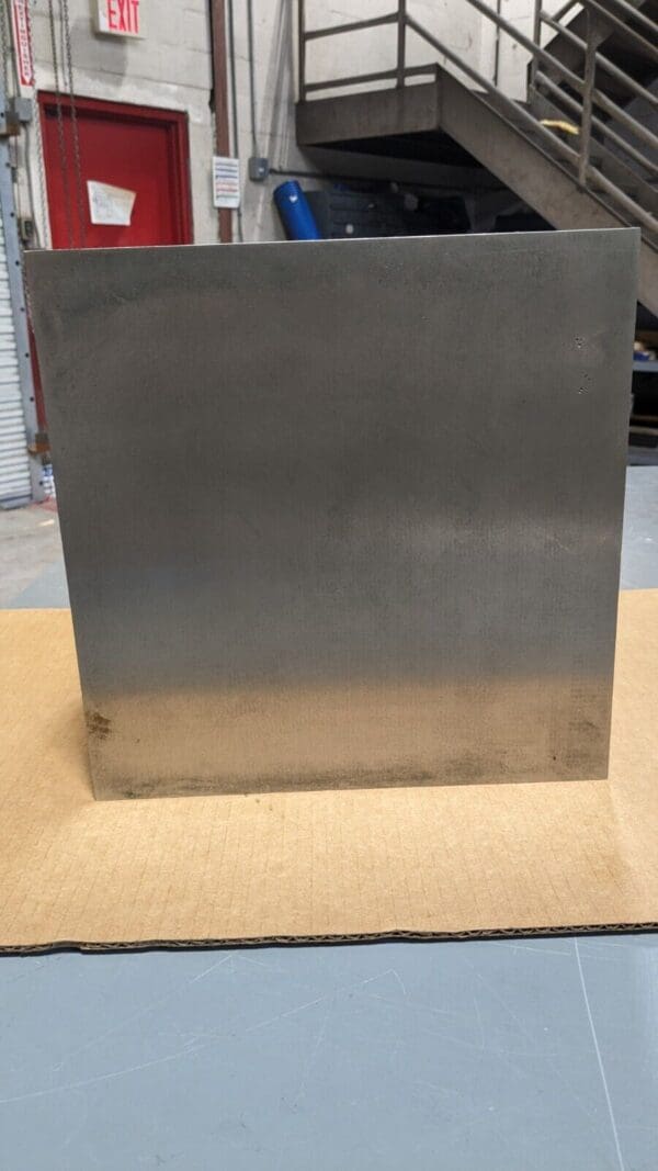 Machined Angle Plate 12" x 12" x 12" Cast Iron Flat Surface Double Web Damaged