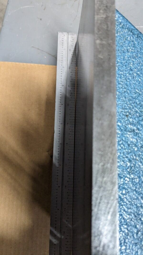 Machined Angle Plate 12" x 12" x 12" Cast Iron Flat Surface Double Web Damaged