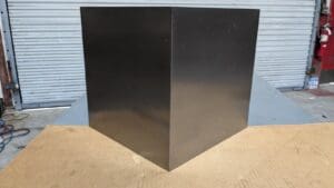 Machined Angle Plate 12" x 12" x 12" Double Web Cast Iron Flat Surface - Damaged