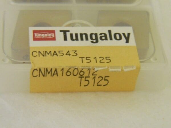 Tungaloy CNMA543 Grade T5125 Carbide Turning Insert QTY 10 6850162