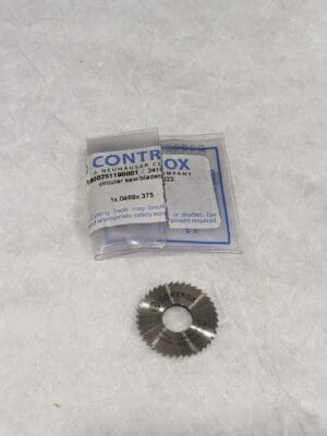 CONTROX Slitting & Slotting Saw 1" Dia, 0.0469" Thick, 40T Cobalt 11600251190001