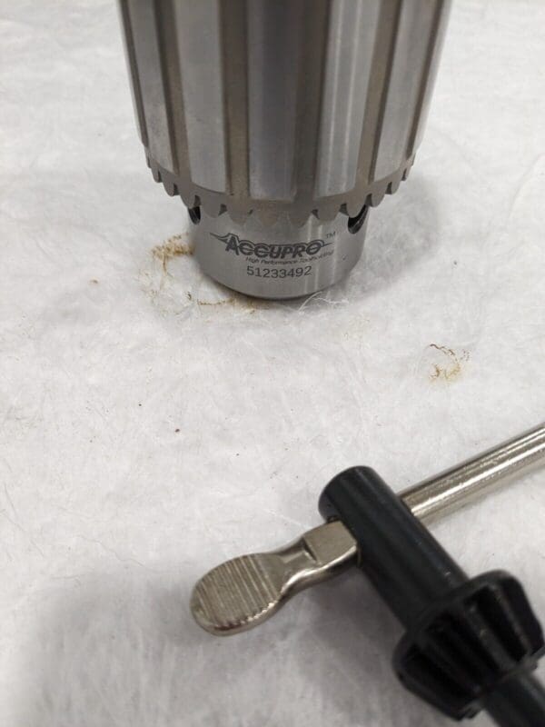 ACCUPRO Drill Chuck: 1/16 to 5/8" Capacity, Tapered Mount, JT3 Keyed 51233492