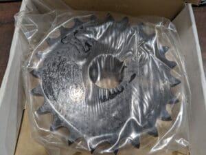 U.S. TSUBAKI Finished Bore Sprocket: 23 Teeth, 5/8" Pitch 50B23F-1C